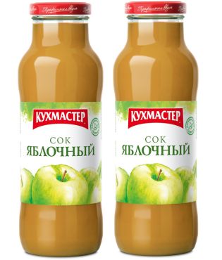 Kuhmaster Apple Juice with pulp 680ml x 2